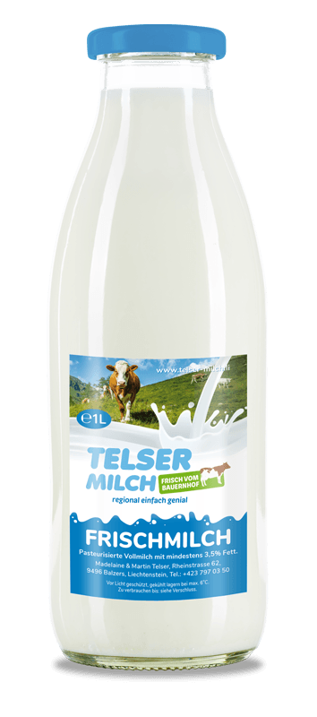 Telser Milchflasche
